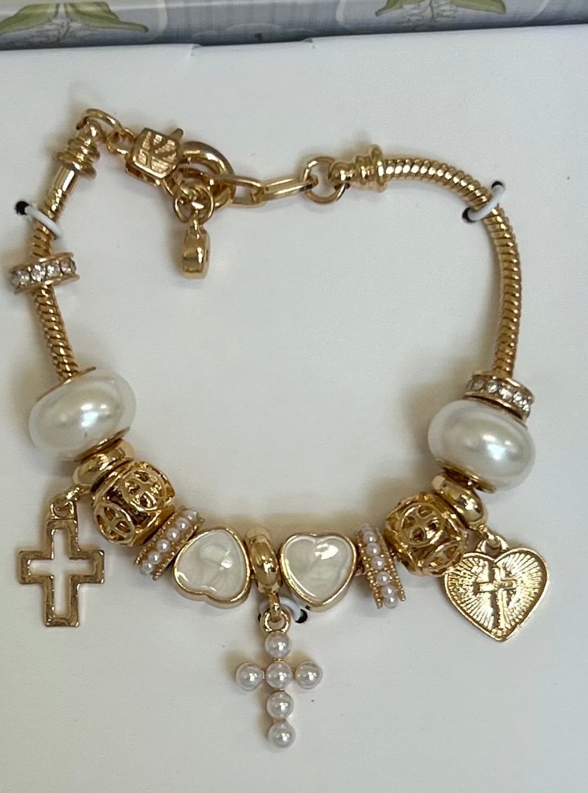 Cross Charm Bracelet